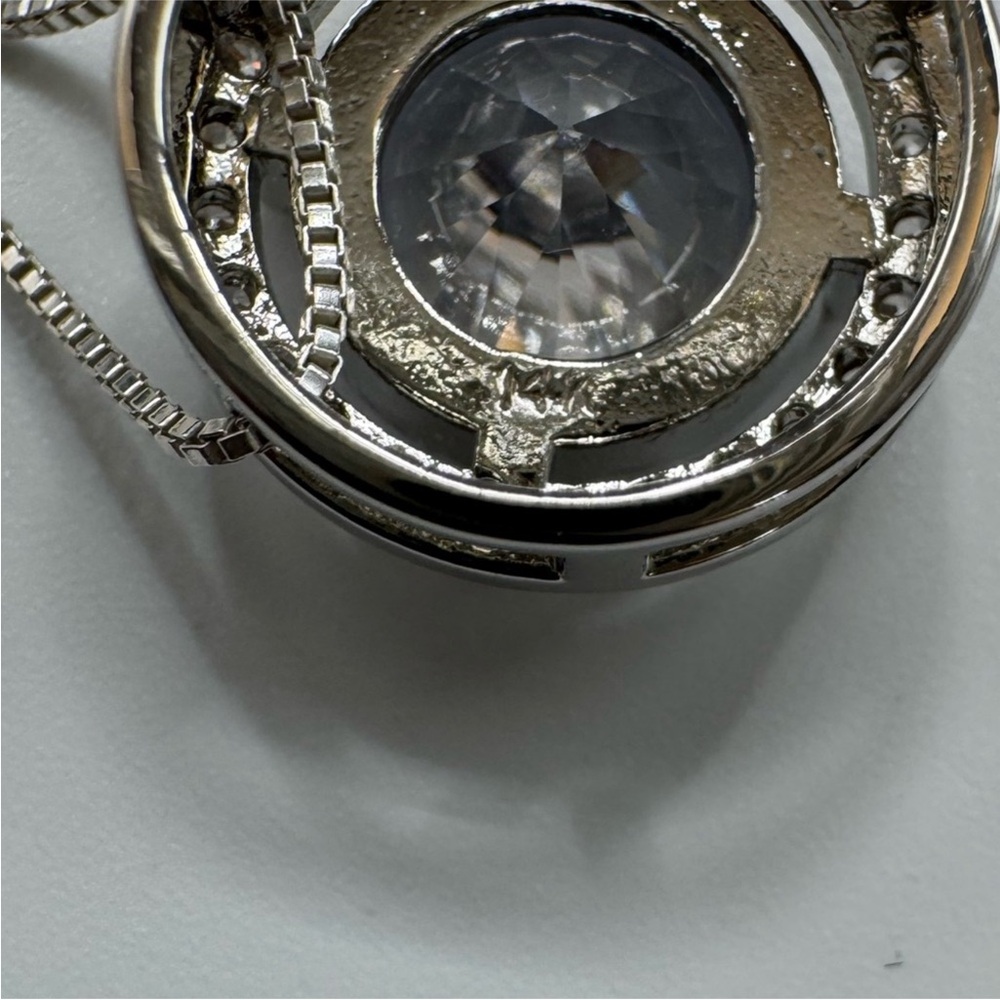 14k 3ct Solitaire Pendant - Picture 13 of 15